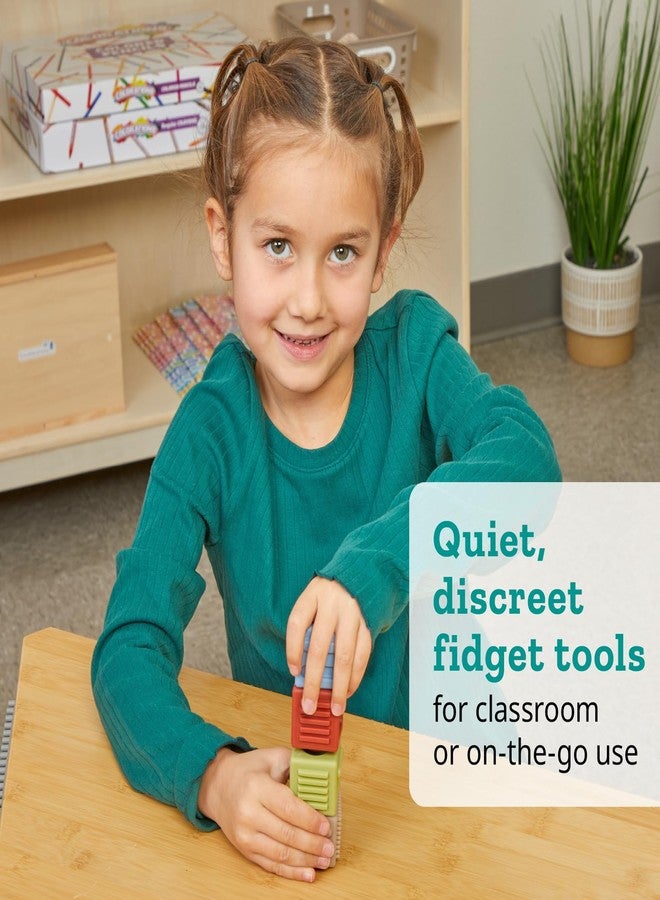 Really Good Stuff Sensory Fidget Finger Cubes-Set of 4 - Image 3